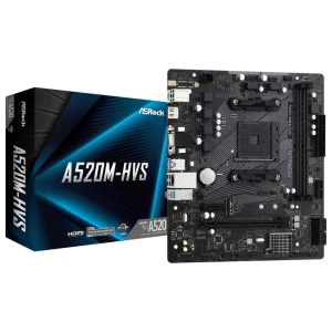 Asrock A520M-HVS | Socket AM4 | AMD A520 | 2xDDR4 | Micro-ATX | Moederbord