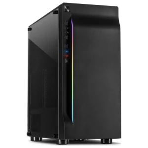 Inter-Tech A-3411 Creek RGB | Midi Tower | Zwart