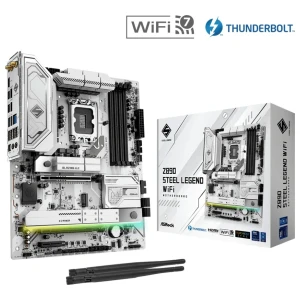 ASRock Z890 Steel Legend WiFi | Socket LGA 1851 | Intel Z890 | 4xDDR5 | ATX | Moederbord
