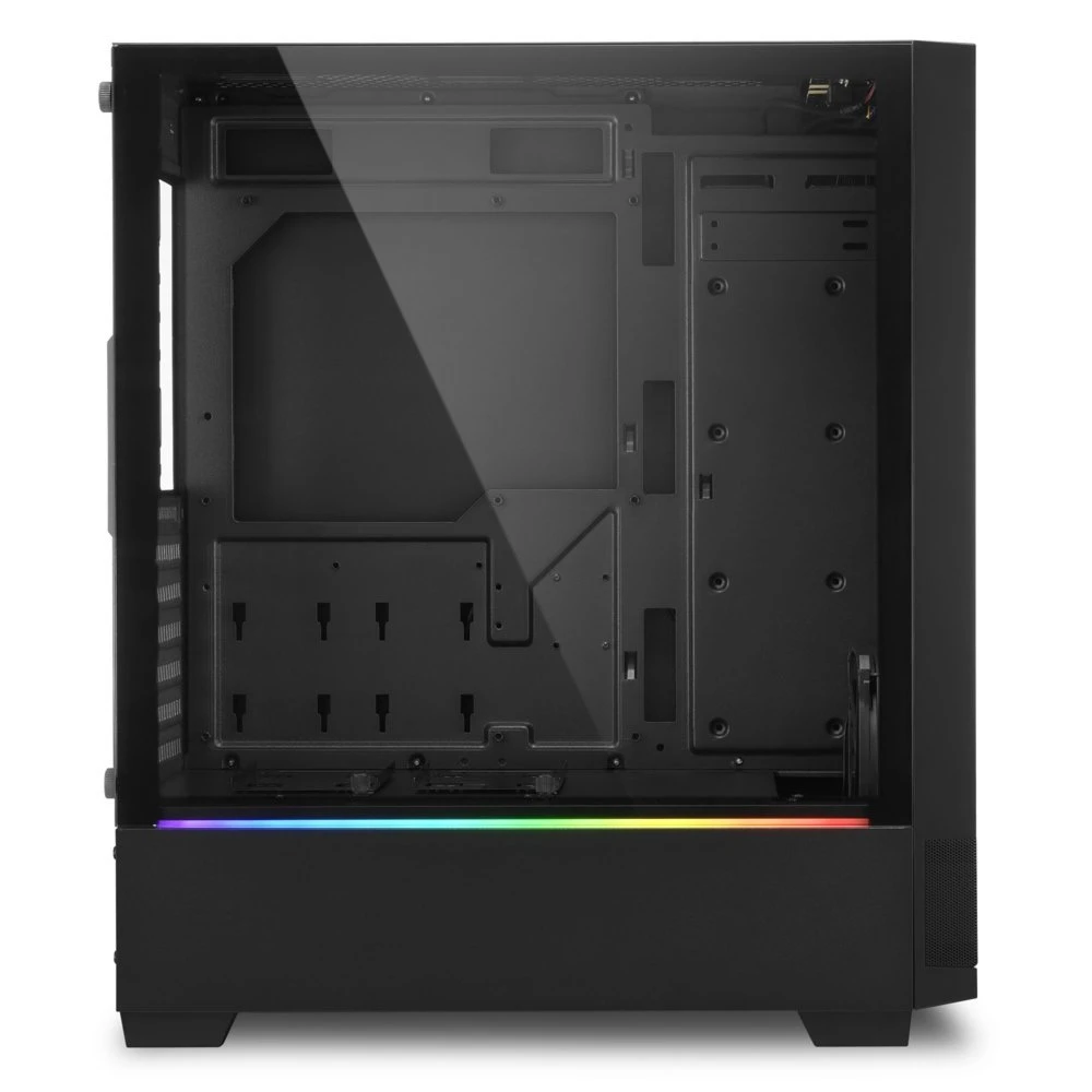 Sharkoon RGB Flow | Midi Tower Case | Zwart - Afbeelding 4