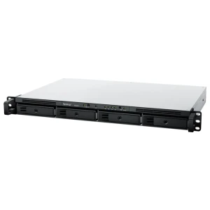 Synology RackStation RS422+ NAS | 4 Drive Bays | AMD Ryzen R1600 | 2x Gigabit Ethernet | 1U Rackmount | Zwart