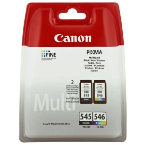 Canon PG-545 / CL-546 Multipack | Inktcartridges | Origineel | Zwart + Cyaan, Magenta, Geel | 2 stuks