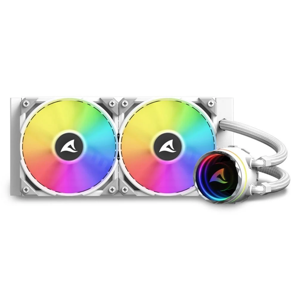 Sharkoon S80 RGB 240mm | White Edition | All-in-One CPU Waterkoeler - Afbeelding 9