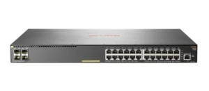 HPE Aruba 2930F 24G PoE+ 4SFP | Managed L3 Switch | 24 Poorten | Gigabit Ethernet (10/100/1000 Mbps) | PoE+ | 1U Rackmount | Grijs