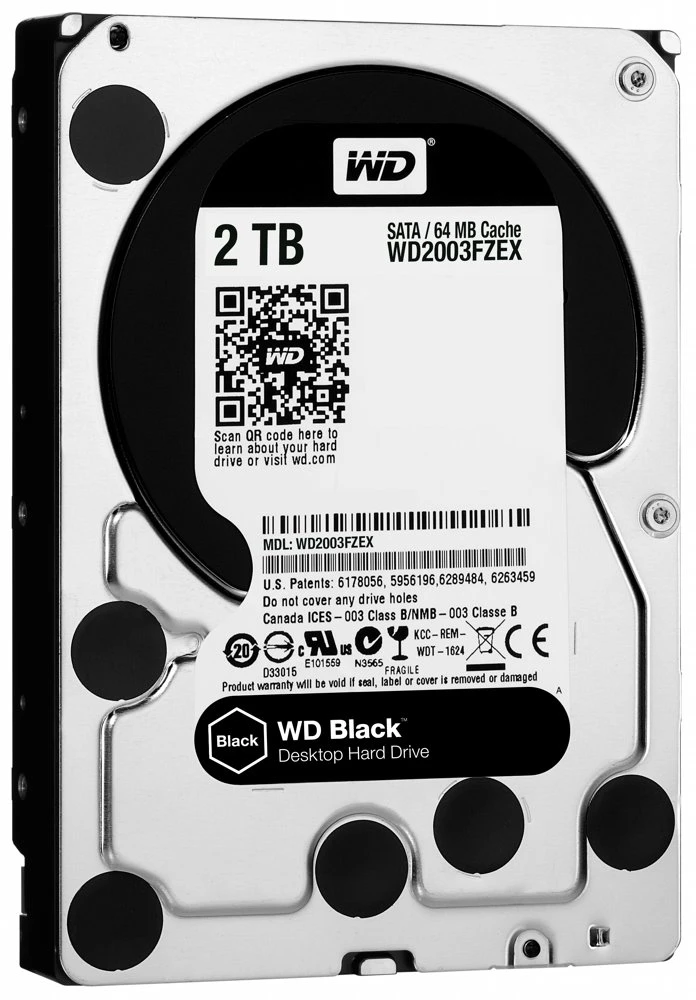 Western Digital Black Performance HDD 3.5" | 2TB SATA III | 7200RPM - Afbeelding 2