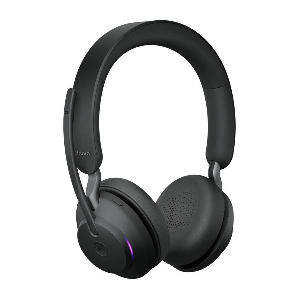 Jabra Evolve 65 | Draadloze On-Ear Headset | Bluetooth | Oplaadstation | Zwart - Afbeelding 3