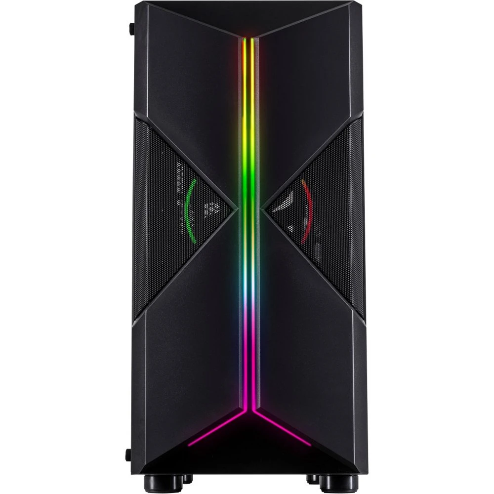 Inter-Tech IT-3306 CAVY RGB | Tower Case | Zwart - Afbeelding 2