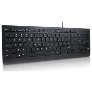 Lenovo Keyboard QWERTY | USB aansluiting | Bulk verpakking | Zwart | Gereviseerd model (resprayed)