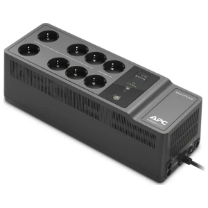 APC Back-UPS BE650G2-GR | 650 VA / 400 W | 8x Schuko Stopcontacten | 1x USB-A Oplaadpoort | LED-statusindicator | Vervangbare Batterij | Compacte Tower UPS