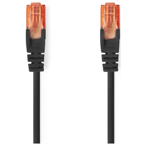 Nedis netwerkkabel | Cat6 | U/UTP (UTP) | 1 m | Zwart | CCGL85200BK10