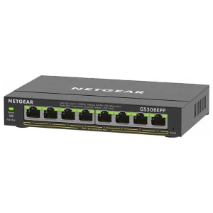 NETGEAR GS308EPP | 8-Poorts Gigabit Ethernet Switch | High-Power PoE+ | Zwart