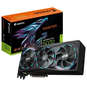 GIGABYTE AORUS GeForce RTX 5070 MASTER | 12GB GDDR7 | DLSS 4 | Videokaart | Nvidia GPU