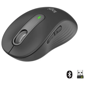 Logitech Signature M650 | Draadloze Muis | RF-Draadloos + Bluetooth | 1000 DPI | Grafiet