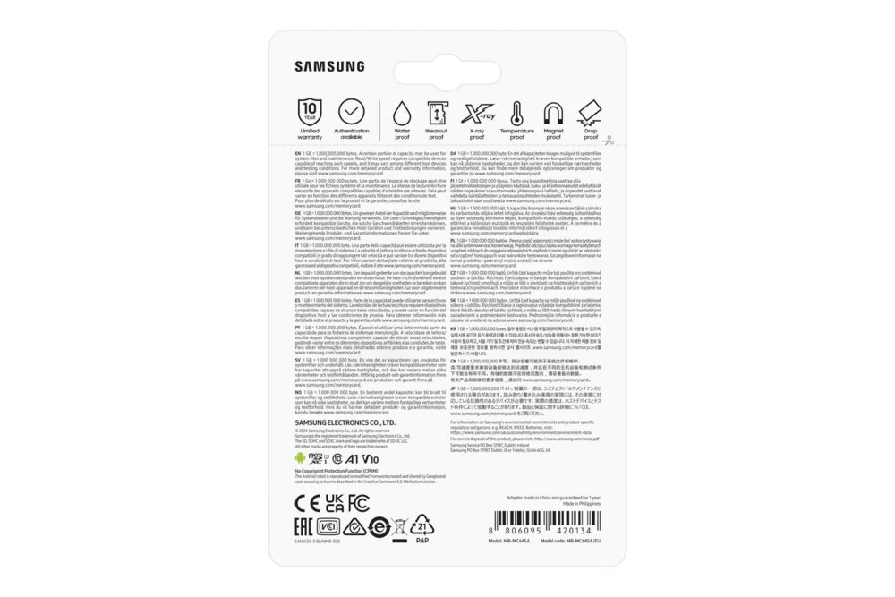 Samsung EVO Plus | MicroSDXC | 64GB | Class 10 | UHS-I U1 | Inclusief adapter - Afbeelding 9