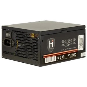 Inter-Tech HiPower SP-750CM | 750 Watt ATX PSU | Deels Modulair | Power Supply | Voeding