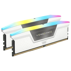 Corsair Vengeance RGB Wit | 32GB 2x16GB DDR5 | 6000MHz | DIMM | CL40 | Geheugenmodule | RAM