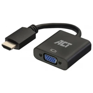 ACT AC7535 | HDMI naar VGA Adapter | 0,23 m | Zwart