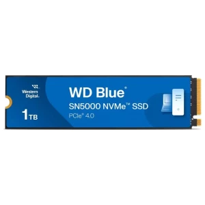 Western Digital Blue SN5000 | 1TB NVMe SSD | M.2 | Gen4 | 5.150MB/s Lezen | 4.900MB/s Schrijven