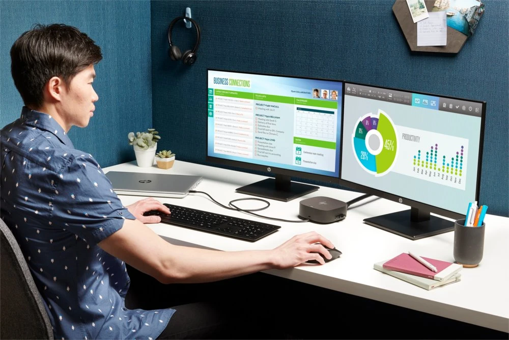 HP G5 Essential Dock | Docking Station | USB-C | Zwart - Afbeelding 7