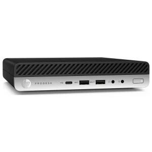 HP ProDesk 600 G4 Mini | Intel Core i5-8500T | 8GB RAM | 256GB SSD | 2x DisplayPort | Windows 11 Professional | Refurbished Silver