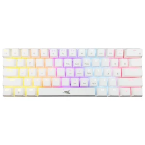 Baracuda DOLPHIN RGB 60% | Bedraad Gaming Toetsenbord | Red Switches | Anti-Ghosting | QWERTY | Wit