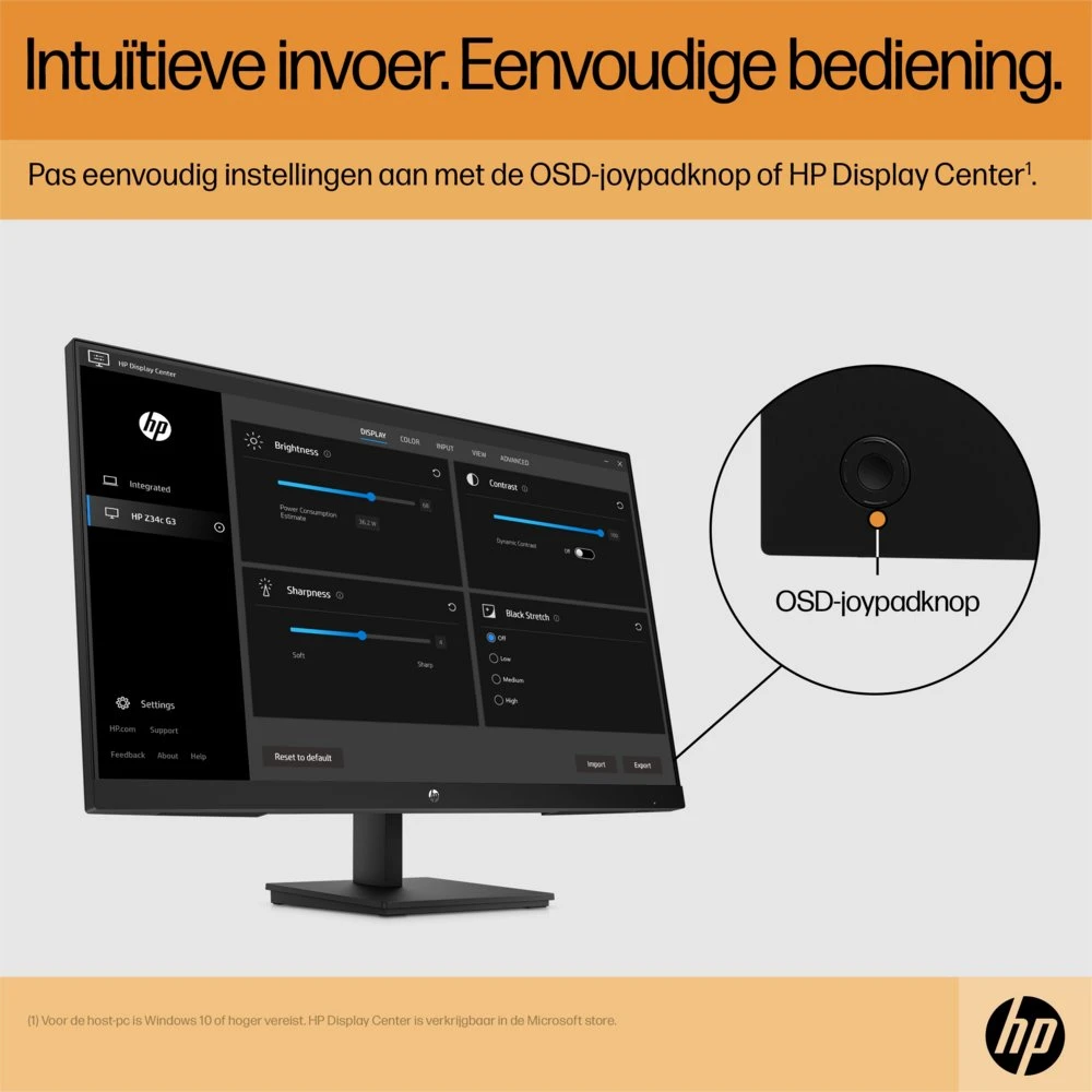 HP V27i G5 27" | 1920x1080 IPS | 75Hz | Monitor - Afbeelding 5