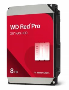 Western Digital Red Pro | 8TB Interne Harde Schijf | 7200 RPM | 256MB Cache | 3,5" SATA