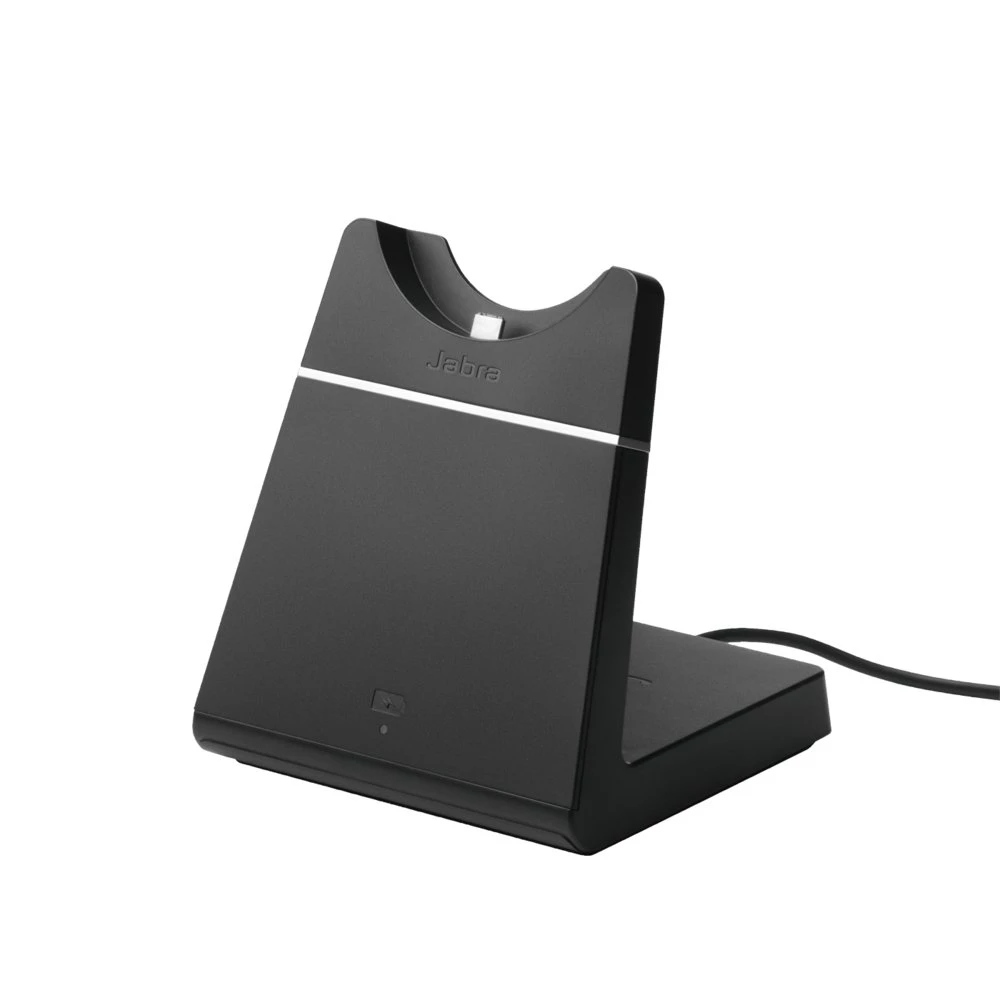 Jabra Evolve 65 | Draadloze On-Ear Stereo Headset | Bluetooth | Oplaadstation | Zwart - Afbeelding 2