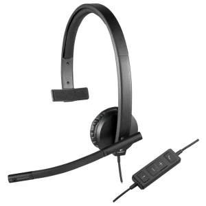 Logitech H570e | Bedrade On-ear Mono Headset | USB-A | Zwart
