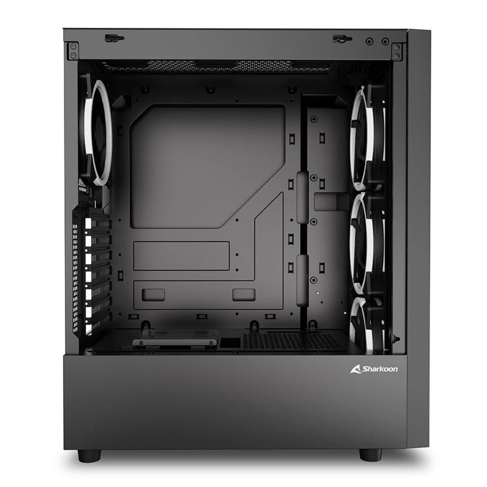 Sharkoon RGB Wave | Tower Case | Zwart - Afbeelding 5