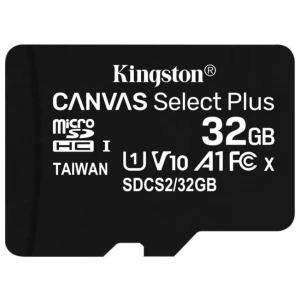 Kingston Canvas Select Plus | MicroSDHC | 32GB | Class 10 | UHS-I U1