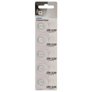 HQ HQCR1220/5BL | CR1220 Knopcelbatterij | 5 Stuks