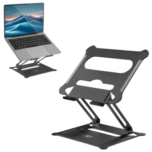 ACT Laptopstandaard 15.6" | Aluminium | Inklapbaar | Traploos in Hoogte Verstelbaar
