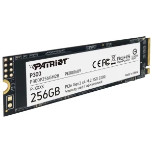 Patriot P300 | 256GB NVMe SSD | M.2 Gen3 | 1.700MB/s Lezen | 1.100MB/s Schrijven