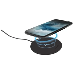 Mobiparts Wireless Quick Charger | Draadloze Oplader 15W Flat Qi | Zwart