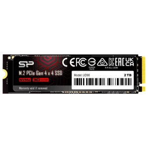 Silicon Power UD90 | 2TB NVMe SSD | M.2 | Gen4 | 5.000MB/s Lezen | 4.800MB/s Schrijven
