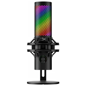 HyperX QuadCast S | USB Microfoon | RGB Verlichting | Tafelmicrofoon | Zwart