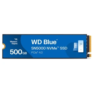 Western Digital Blue SN5000 | 500GB NVMe SSD | M.2 Gen4 | 5.000MB/s Lezen | 4.000MB/s Schrijven
