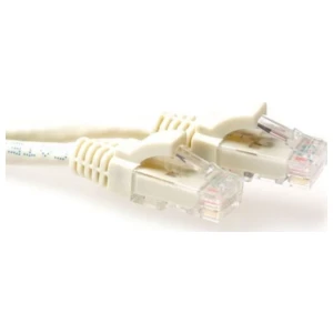 ACT UTP Cat 6A Netwerkkabel | 0,5 m | Ivoor