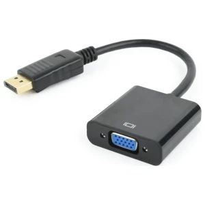 Gembird A-DPM-VGAF-02 | DisplayPort naar VGA Adapter | Zwart