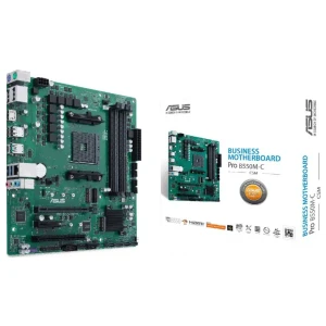 ASUS PRO B550M-C/CSM | Socket AM4 | AMD B550 | 4xDDR4 | Micro-ATX | Moederbord