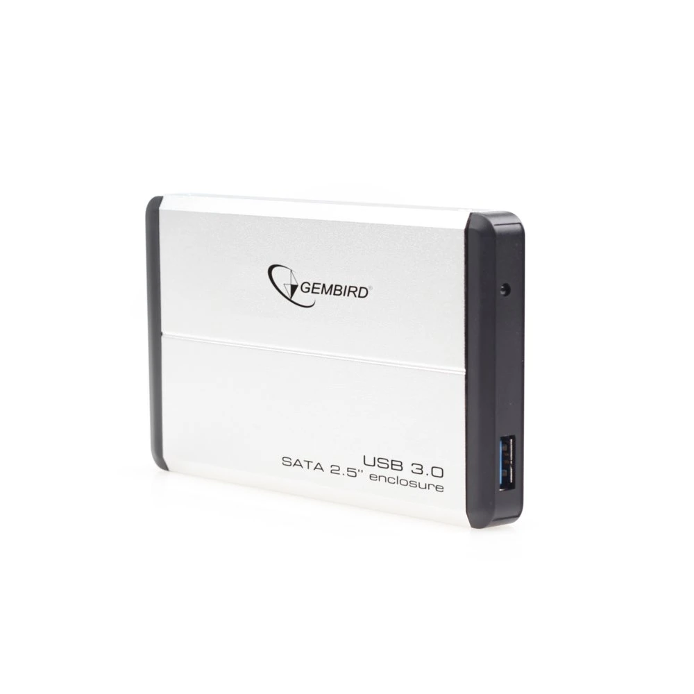 Gembird EE2-U3S-2-S | 2,5" SATA HDD/SSD Behuizing | USB 3.0 (5 Gbit/s) | Zilver - Afbeelding 2