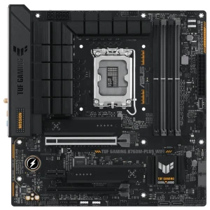 ASUS TUF Gaming B760M-Plus WIFI | Socket LGA 1700 | Intel B760 | 4xDDR5 | Micro-ATX | Moederbord