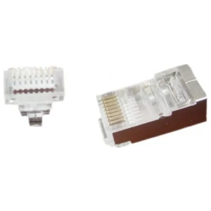Gembird kabel-connector | RJ-45 | Bruin | Zilver | Transparant | LC-PTF-01/10