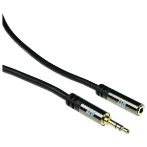 ACT AC3615 | 3.5mm Audiokabel | 2 Meter | Stereo Jack naar Jack | Zwart