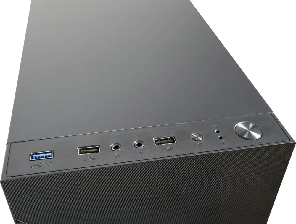Inter-Tech A-303 Slant | Midi Tower | Zwart - Afbeelding 8
