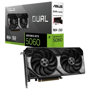 ASUS Dual GeForce RTX 5060 | 8GB GDDR7 | DLSS 4 | Videokaart | Nvidia GPU
