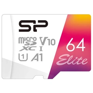 Silicon Power Elite | MicroSDXC | 64GB | Class 10 | UHS-I U1