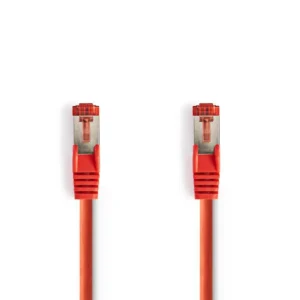 Nedis netwerkkabel | Cat6 | S/FTP (S-STP) | 2 m | Rood | CCGP85221RD20