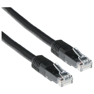 ACT netwerkkabel | Cat5e | U/UTP (UTP) | 10 m | Zwart